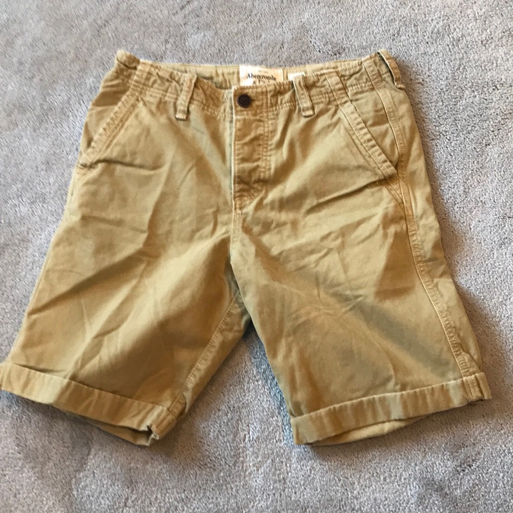 Size 30 Waist Abercrombie & Fitch Khaki Shorts